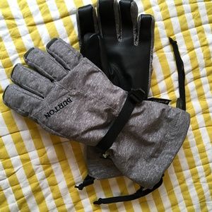 NEW Burton Youth Large (L) GORE-TEX Gloves Heather Grey
